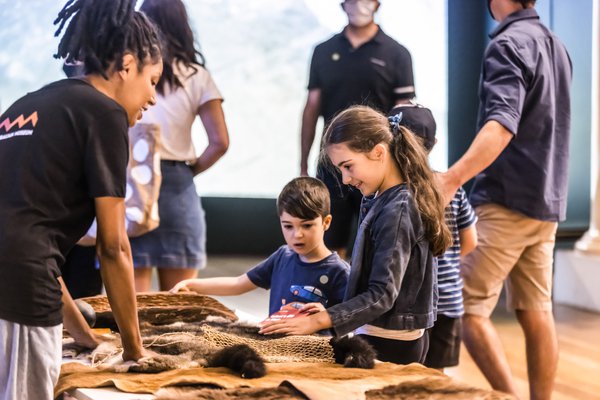 Children at the Australian Museum Early Birds Autism and Sensory Friendly Morning.