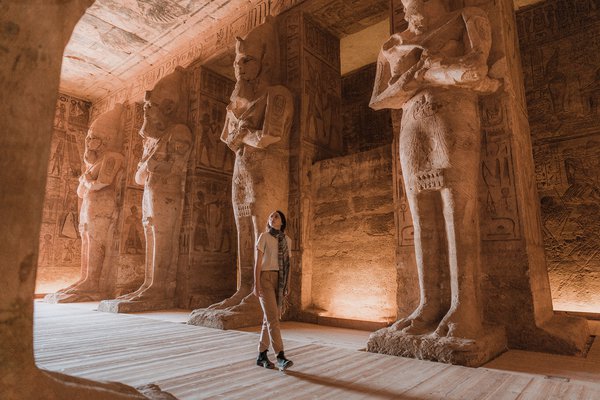 Abu Simbel temple in Egypt