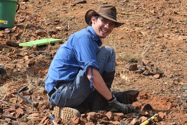 Photo of Dr Patrick Smith in the field