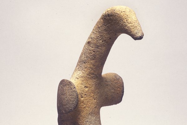 Bird-shaped pestle, Western Province, Papua New Guinea