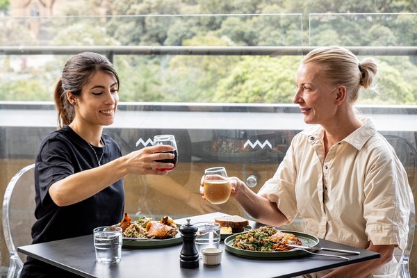 Enjoy a drink and meal at Bistro Gadi located on Level 4 of the Australian Museum.