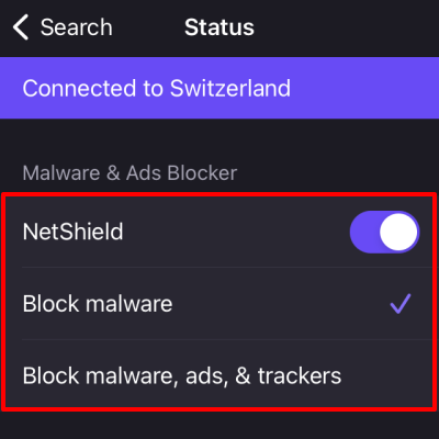 How to adjust NetShield Ad-blocker once you have set up your VPN connection